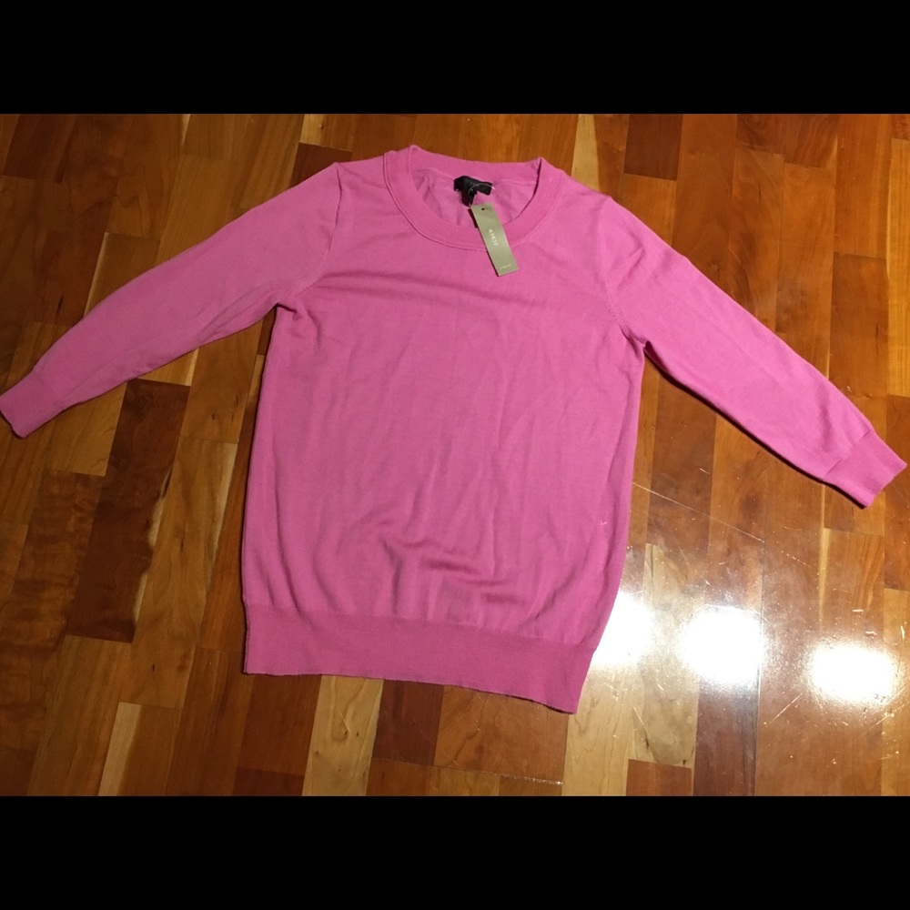 J.crew tippy sweater in pink